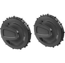 Zwei Mähroboter Räder