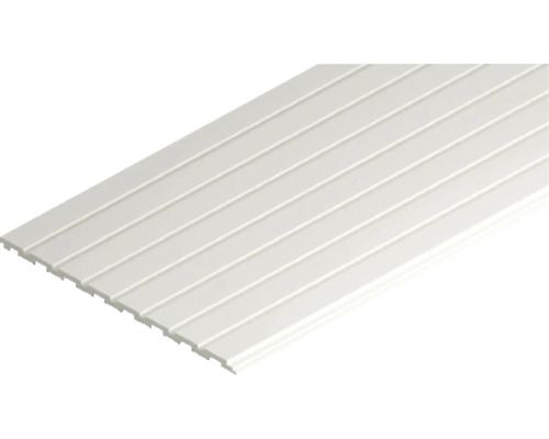 Weiße Kunststoff Nut- und Federverkleidung