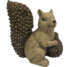 Dekofigur Eichhörnchen mit Tannenzapfen