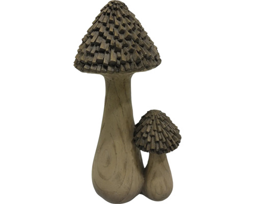 Dekorativer Pilz aus Kunststein für den Garten