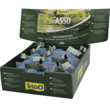 Blaue Tetra Pond AS50 Ausströmersteine extra groß für die Belüftung von Gartenteichen in einem Displaykarton.