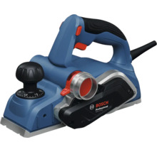 Bosch Professional Elektrohobel GHO 20-82 mit ergonomischem Griff und Drehknopf zur Einstellung der Spantiefe.