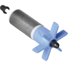 Pumpenrotor mit Magnet und blauem Flügelrad für Teichpumpen