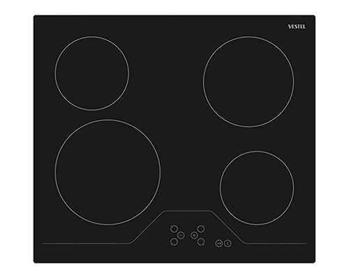 Kochfeld mit vier Kochzonen