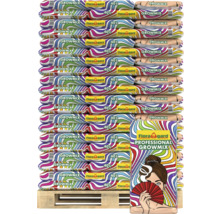 Palette mit Säcken Pflanzerde mit der Aufschrift Flora Gard Professional Growmix 40 Liter