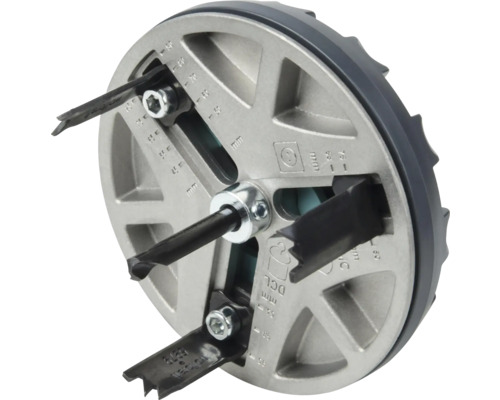 Verstellbarer Lochschneider für Bohrmaschinen