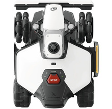 Aufsicht eines Mähroboters