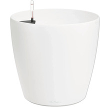 Weißer Pflanztopf mit Wasserstandsanzeiger