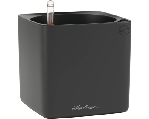 Viereckiger Pflanzkübel mit Wasserstandsanzeiger