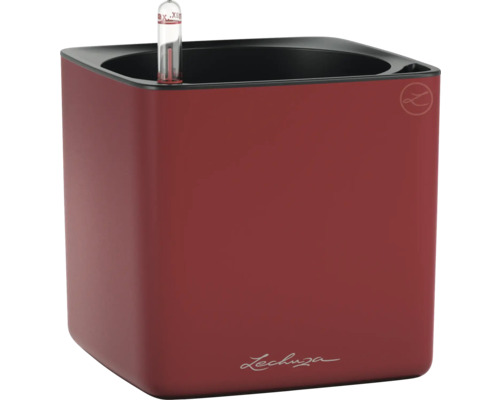 Quadratischer Lechuza Blumentopf mit Wasserstandsanzeiger