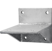 Winkelverbinder aus Metall mit Befestigungslöchern