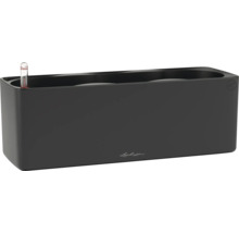 Schwarzer Lechuza Pflanzkasten mit Wasserstandsanzeiger