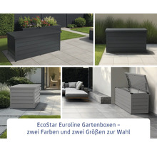 EcoStar Euroline Gartenboxen in verschiedenen Größen und Farben für den Außenbereich