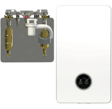 Gasheizgerät mit Installationszubehör