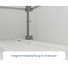 Innere Bodenlüftung eines Schranks