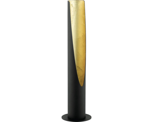 Dekorative Stehlampe in Schwarz und Gold