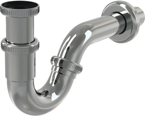 Siphon aus Metall für Waschbecken