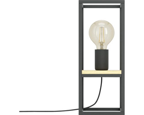 Tischleuchte mit Rahmen und Glühbirne