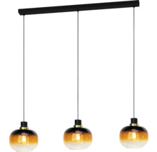 Pendelleuchte mit drei Glaskugeln