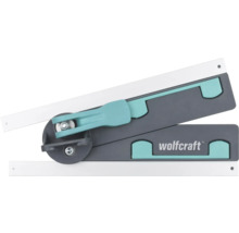 Wolfcraft Schmiege zum Abnehmen und Übertragen von Winkeln, Kunststoffgehäuse mit Metallkomponenten.