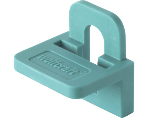 Wolfcraft Befestigungsclip aus Kunststoff für Fußleisten