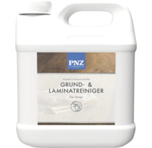 Kunststoffkanister mit Grund- und Laminatreiniger für Innenräume