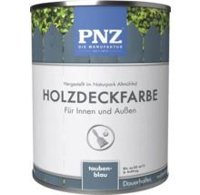 Holzdeckfarbe für den Innen- und Außenbereich im Farbeimer