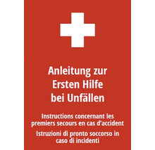 Erste Hilfe Anleitung
