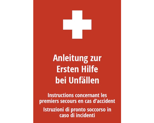 Erste Hilfe Anleitung