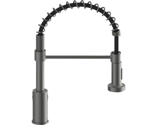 Küchenarmatur mit Schlauchfeder