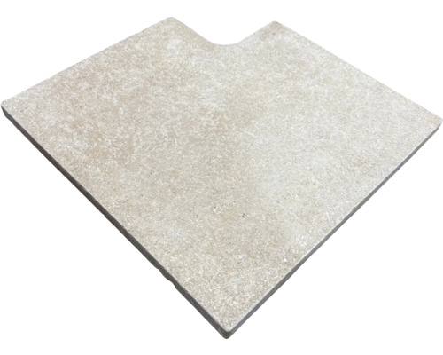 Keramikfliese mit Eckaussparung