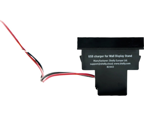 USB-Ladegerät für Wanddisplayständer