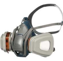 Atemschutzmaske mit Filtern für den Einsatz im Handwerk