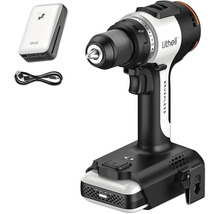 Akku-Bohrschrauber mit Ladegerät und USB-Kabel