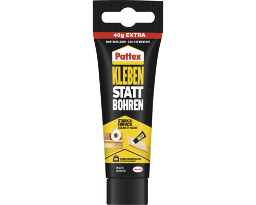 Pattex Montagekleber, 40 Gramm, zum Kleben statt Bohren