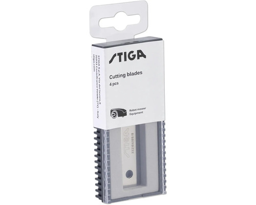 Stiga Ersatz-Schneidemesser für Rasenroboter, 4 Stück