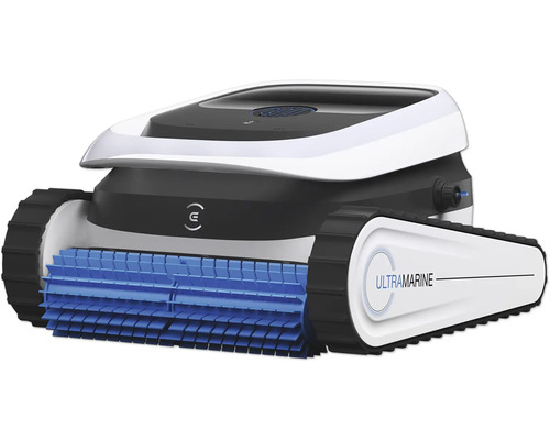 Schwimmbadreinigungsroboter mit Raupenantrieb und Bürsten