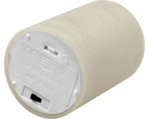 LED Stumpenkerze mit Batteriebetrieb