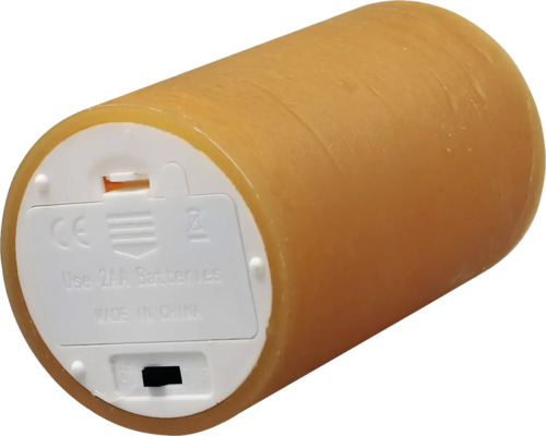 Dekorative LED Kerze mit Batteriefach