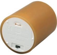 Dekorative LED-Kerze mit Batteriefach und Ein- und Ausschalter
