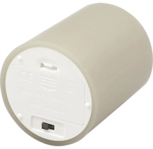 Dekorative LED Kerze mit Batteriefach und Schalter