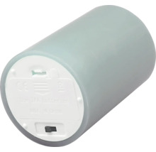 Dekorative LED-Kerze mit Batteriefach und Schalter