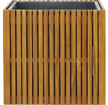 Blumenkübel aus Holzlatten