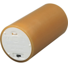 Dekorative LED Stumpenkerze mit Batteriefach