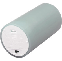 Dekorative LED-Kerze mit Batteriefach und Schalter
