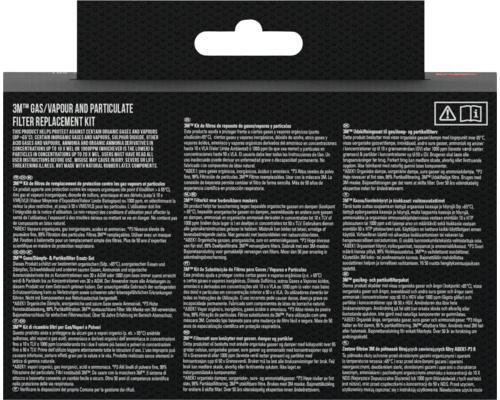3M Gas Dampf und Partikelfilter Ersatzset