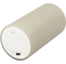 Dekorative LED-Kerze mit Batteriefach und Schalter