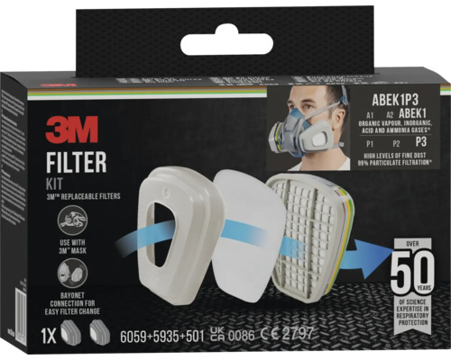 3M Filter Kit mit austauschbaren Filtern für 3M Masken