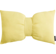 Dekokissen in Schleifenform aus Textil