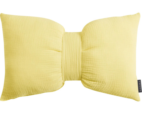 Dekokissen in Schleifenform aus Textil